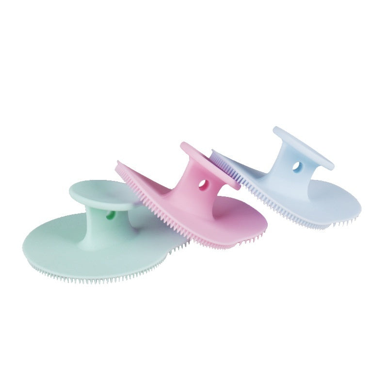 🧼💗 Silicone Bath Brush | Body Cleansing & Anti-Itch Facial Cleaning Tool