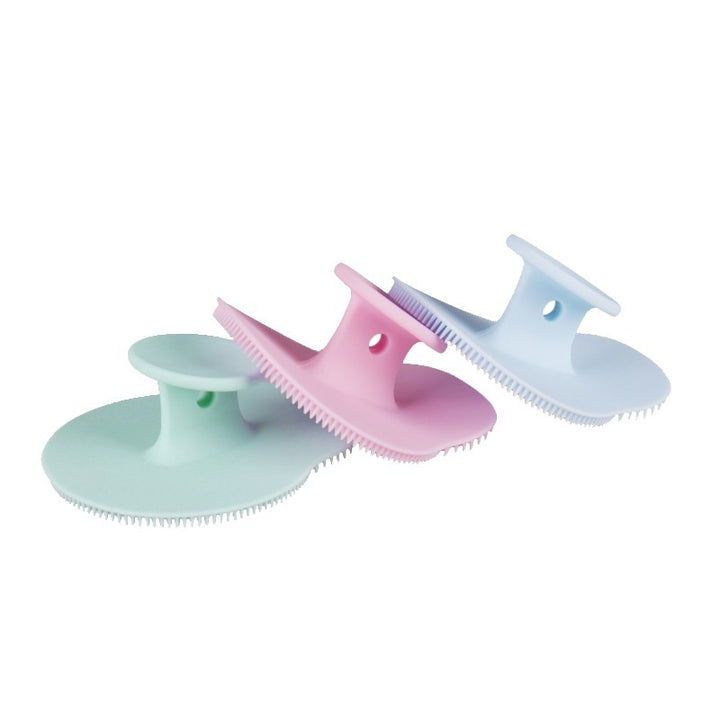 🧼💗 Silicone Bath Brush | Body Cleansing & Anti-Itch Facial Cleaning Tool