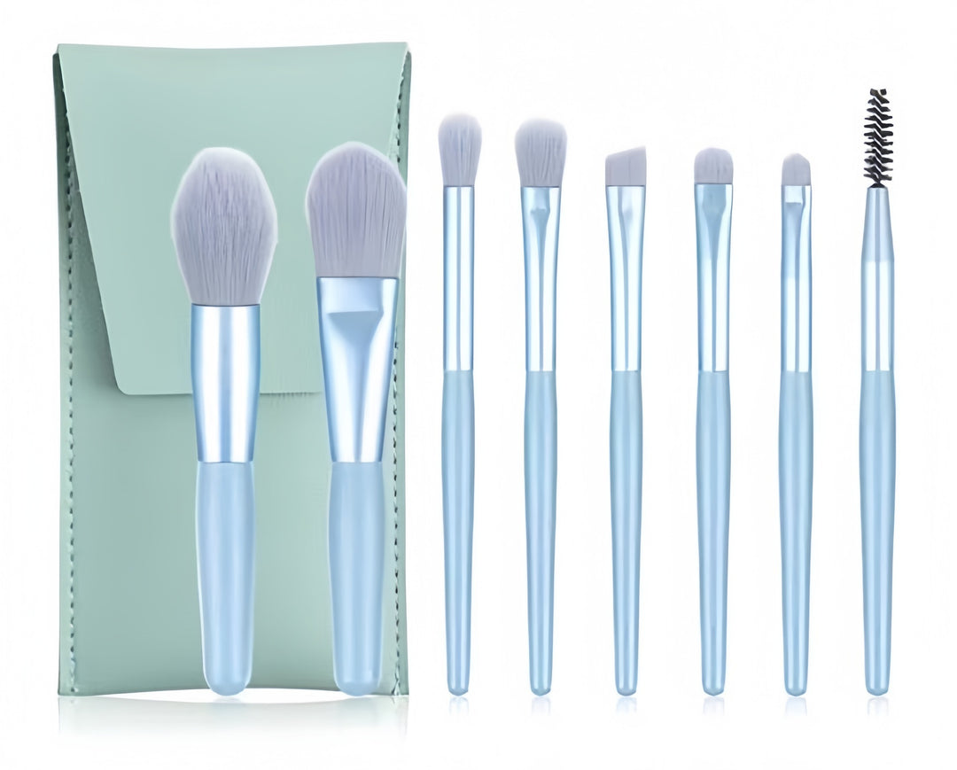 🍬✨ Eight Macaron Makeup Brush Eye Detail Set 💄