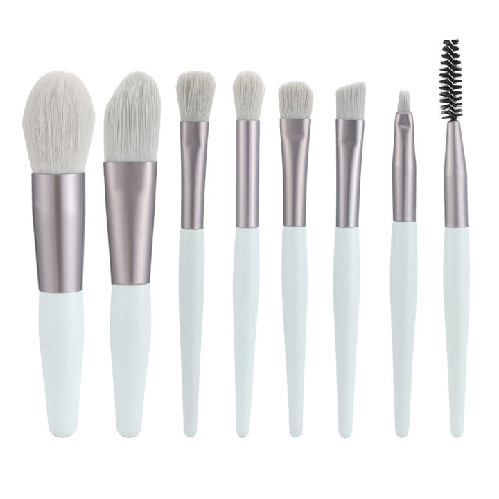 ✨ 8-Piece Makeup Brush Set — Face & Eye Essentials 💄