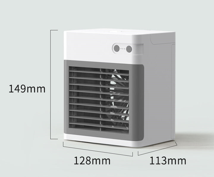 ❄️💧 Desktop Mini Air Cooler Humidifier | USB Water Cooling Fan ✨