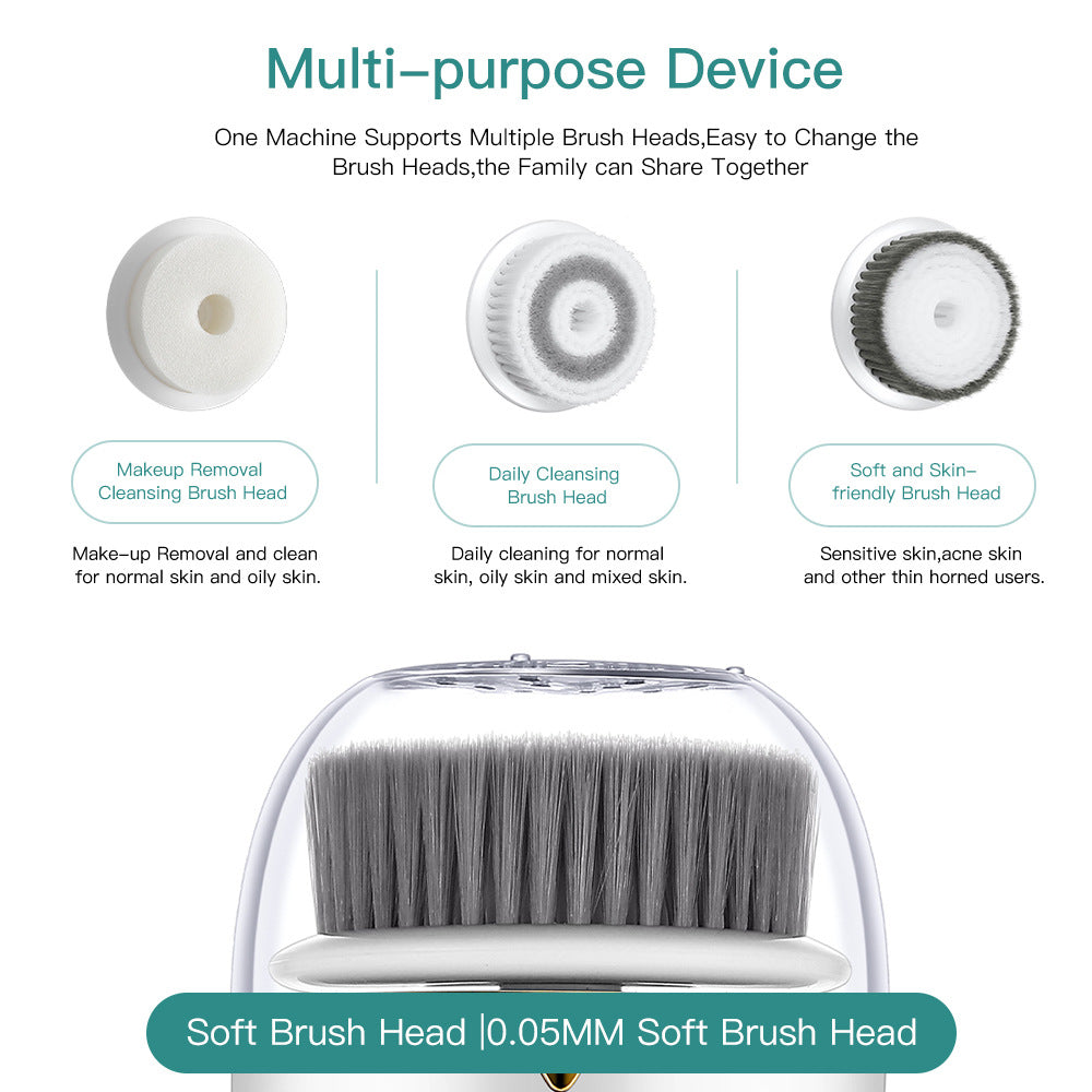 💖🧼 Multifunctional Face Washing Instrument | Electric Rotating Deep Cleansing Device