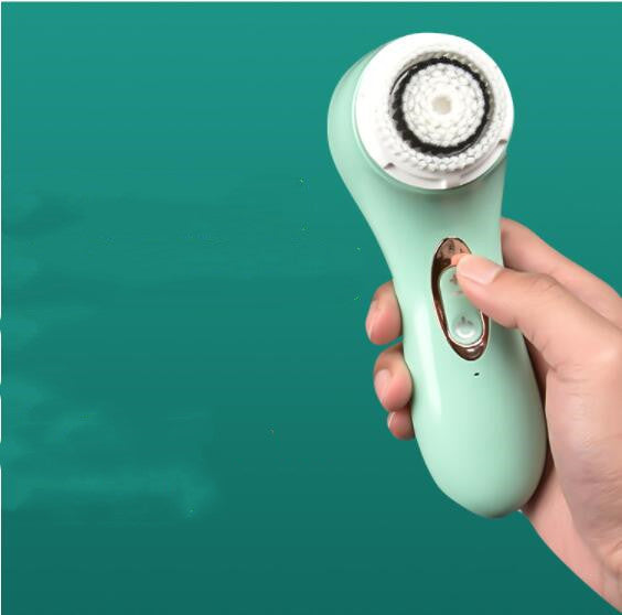 🧼💚 Wireless Induction Charging Ultrasonic Facial Cleansing Brush