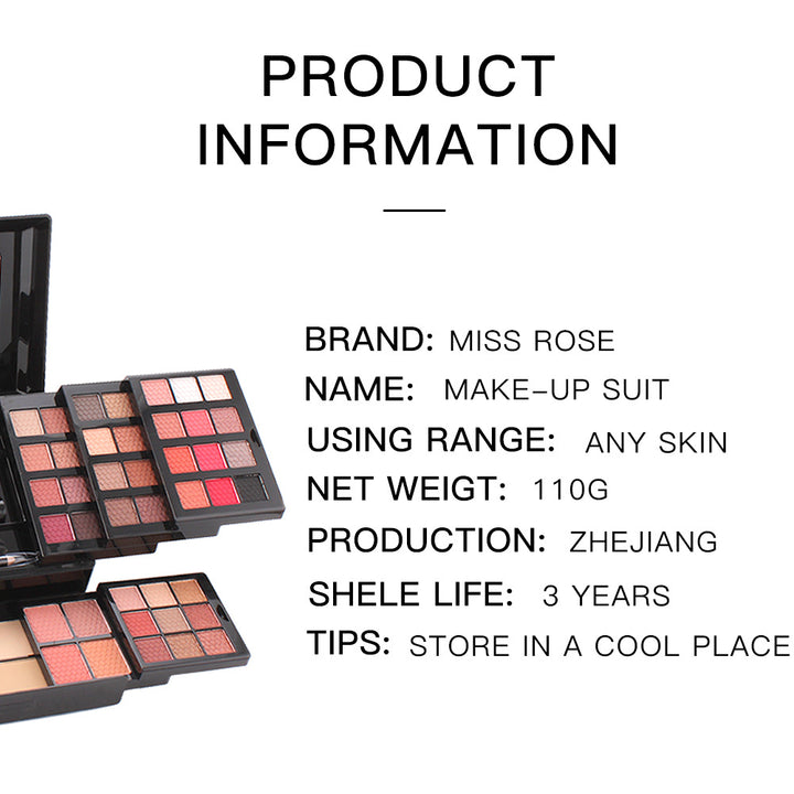 🌈 Multicolor Eyeshadow Palette Set – Long-Lasting & Fade-Resistant Makeup Kit ✨