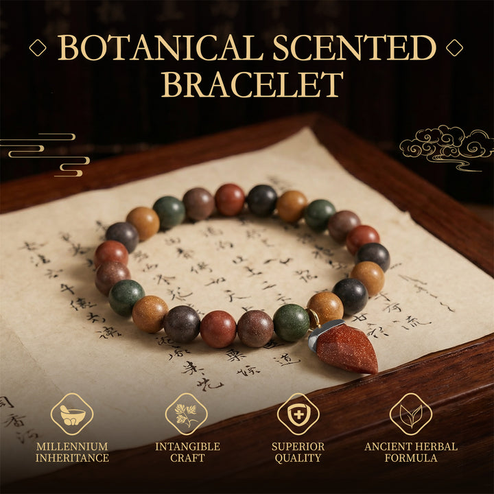 Chinese Herbal Bracelet – Lightweight Traditional Wellness Bead Jewelry