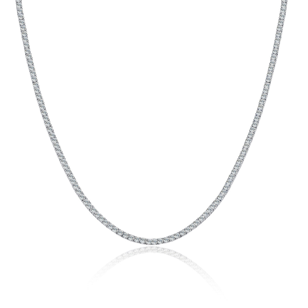 💎 Luxury Minimalist Moissanite Pendant Necklace – Platinum & Gold-Plated S925 Silver (0.1ct Morganite, 22.5–27.5g) 💎