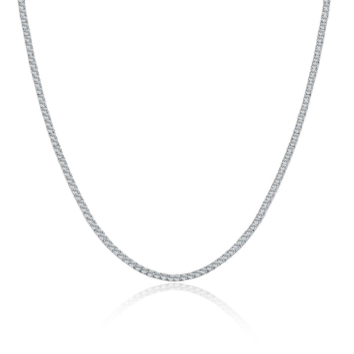 💎 Luxury Minimalist Moissanite Pendant Necklace – Platinum & Gold-Plated S925 Silver (0.1ct Morganite, 22.5–27.5g) 💎