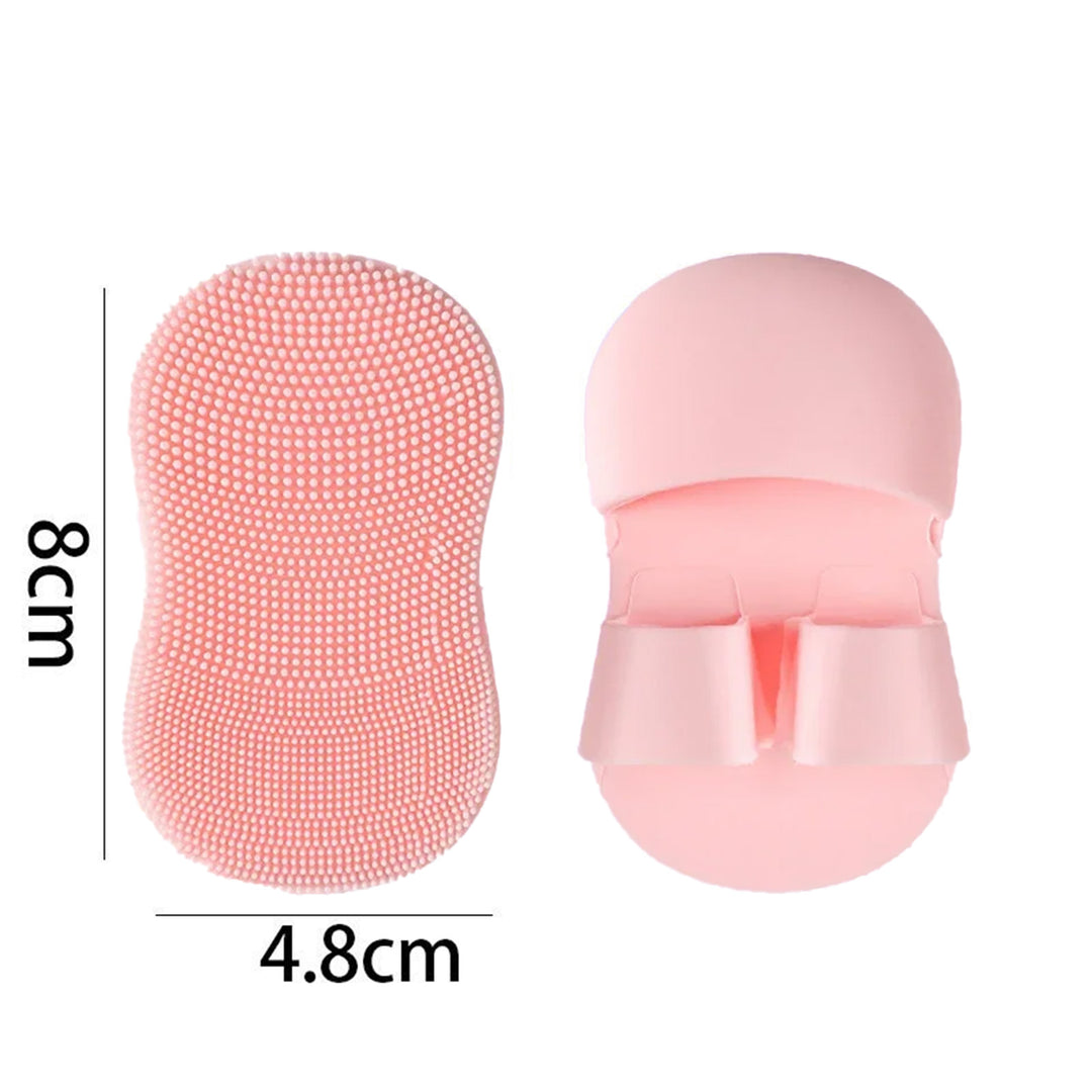 🧼💖 2PC Silicone Face Scrubber Set | Mini Facial Brush Exfoliating Finger Pads