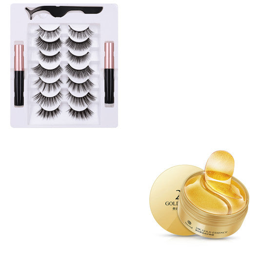 🧲👁️ Five Pairs of Magnetic Eyelashes – Reusable False Lash Set