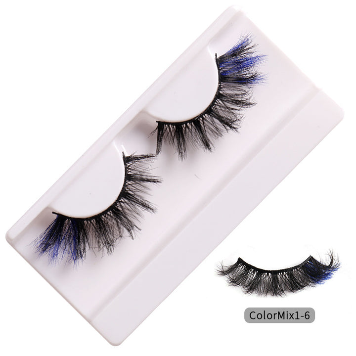 👁️✨ Fashion High Color Fried Curly Eyelashes – Thick Fluffy Faux Mink Lashes