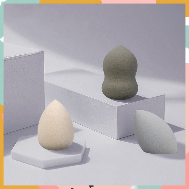 🥚💄 Giant Soft Beauty Gourd Puff – Water Drop Makeup Egg (3PCS Set)