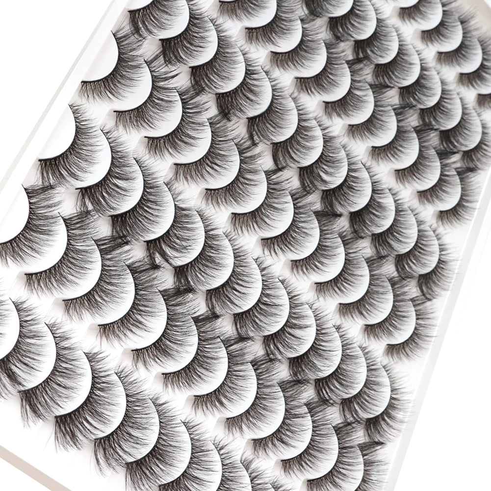👁️✨ 3D Multi-Layered False Eyelashes – Realistic, Soft & Comfortable Reusable Lashes