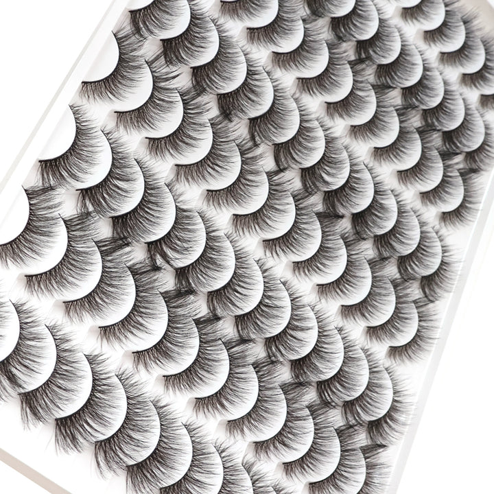 👁️✨ 3D Multi-Layered False Eyelashes – Realistic, Soft & Comfortable Reusable Lashes