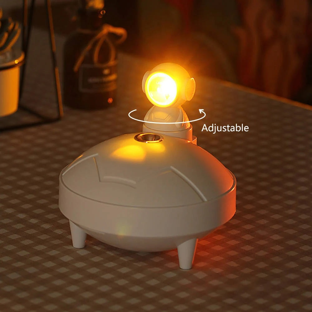 👨‍🚀🌇 Astronaut Sunset Lamp Humidifier | 360° Projection Light & Mist Diffuser ✨