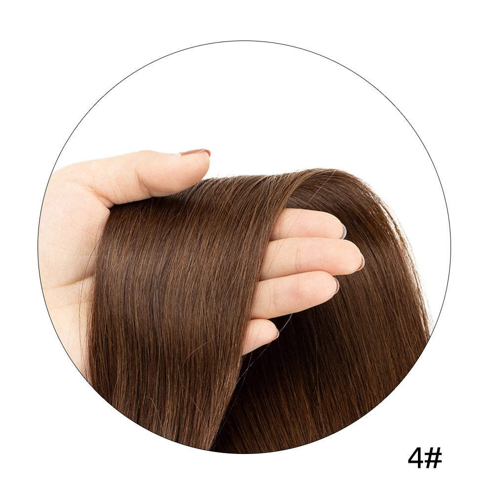 Full Head Clip-In Remy Hair Extensions – Brazilian Blonde, 6PCS, 140–240g, 14–24 Inch