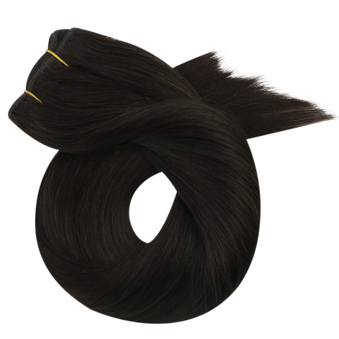 Sew-In Human Hair Bundles – Blonde Brazilian Remy Straight Weft Extensions (100g)