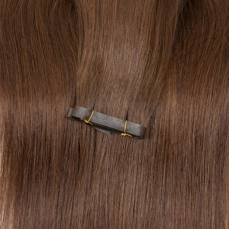 Invisible PU Tape-In Extensions – Real Human Hair, Seamless & Lightweight, Injected Tape with Full Ends