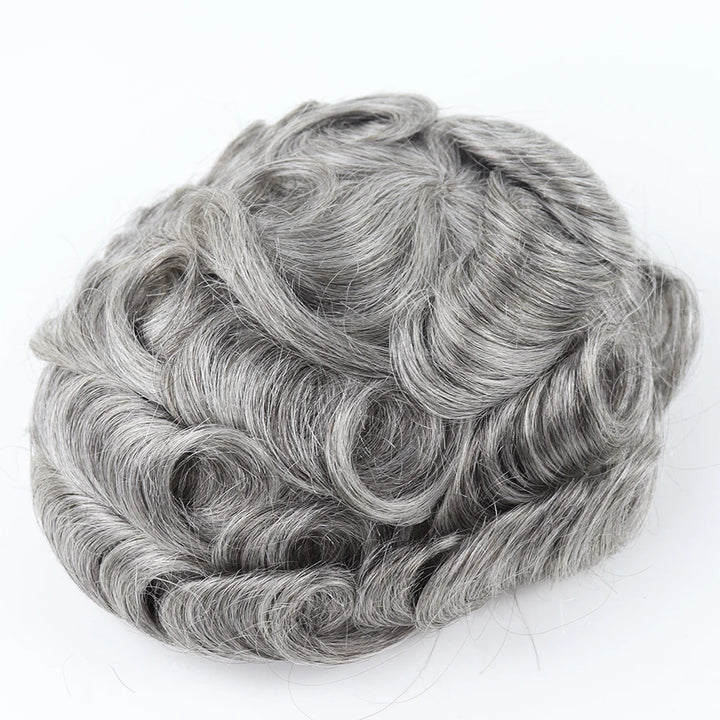 Ultra Thin Skin 0.03mm Men’s Toupee – Remy Human Hair Replacement System