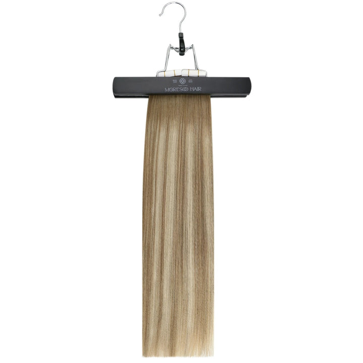 Seamless Blonde Tape-In Hair Extensions – Natural Straight Remy Human Hair