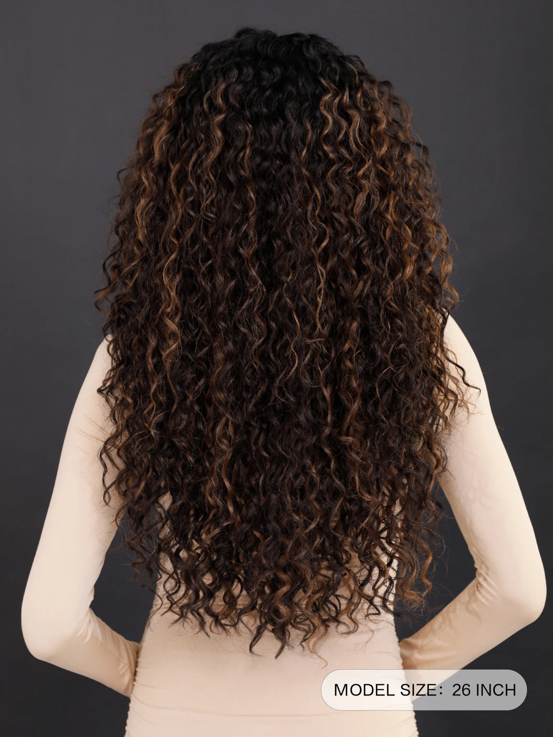 Black Blonde Lace Front Wigs Afro Curly Hair for Black Women Middle Part Water Wavy Wig Kanikaron Synthetic Hair Wig