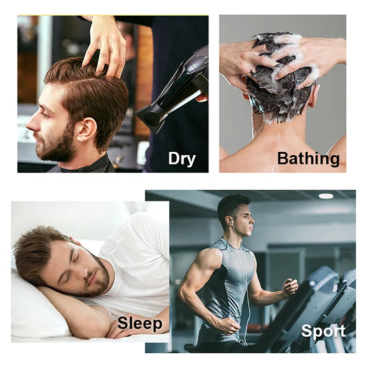 Thin Skin 0.03mm Natural Hair Men’s Toupee – Human Hair Replacement System