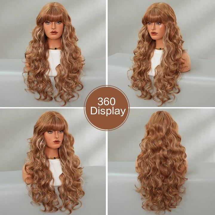 28-inch Layered Long Straight Black Middle-Parted Synthetic Matte Hair Wig for Women, Heat Resistant.
