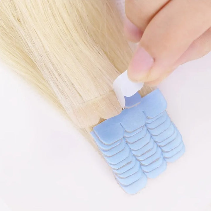 Mini Tape-In Hair Extensions – 100% Human Hair Skin Weft | Machine-Remy | 10pcs Pack for Side or Highlighted Volume