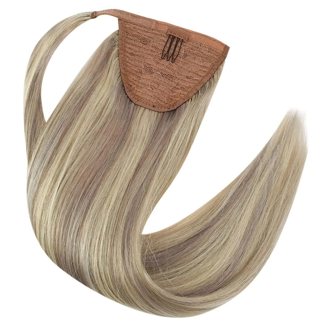 Remy Human Hair Clip-In Ponytail Extension – 70g/80g for White Women