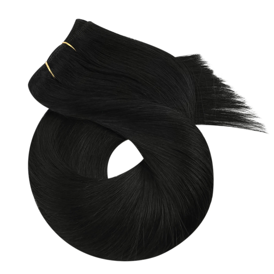 Sew-In Human Hair Bundles – Blonde Brazilian Remy Straight Weft Extensions (100g)
