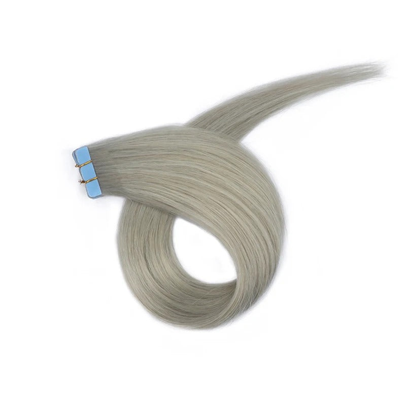 Mini Tape-In Hair Extensions – Green Color | 100% Human Hair Skin Weft | Machine-Remy | 10pcs/Pack | 12–20 Inch