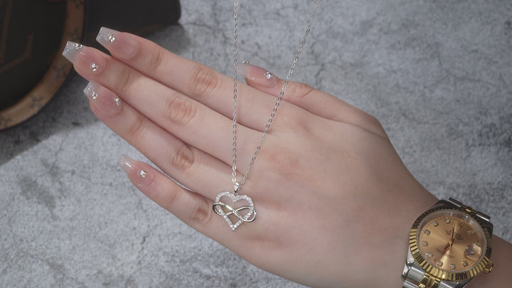 Luxury Minimalist Heart Moissanite Pendant Necklace – Gold-Plated S925 Silver