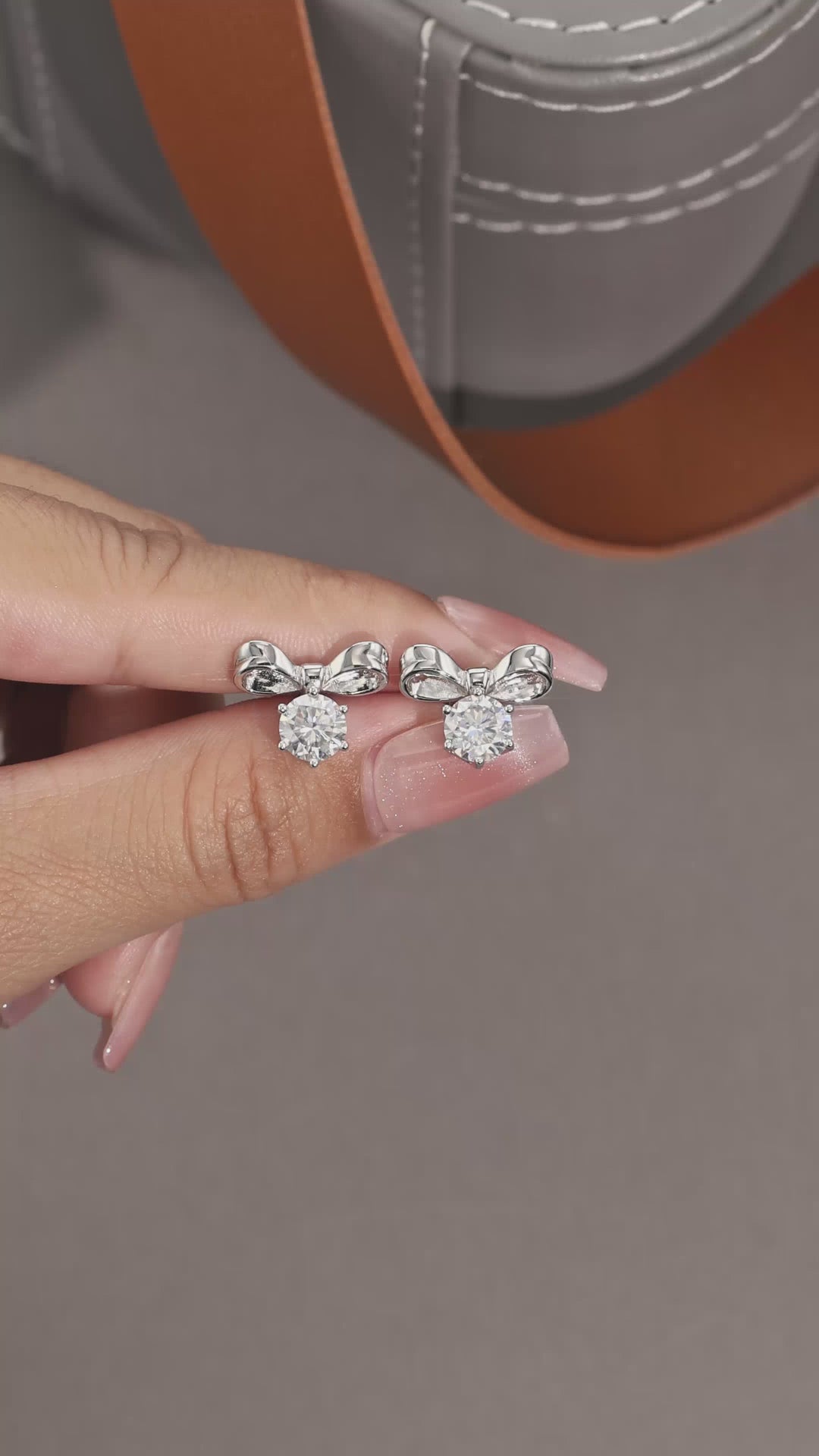Luxury 1-Carat Morganite Earrings – Platinum-Plated S925 Silver