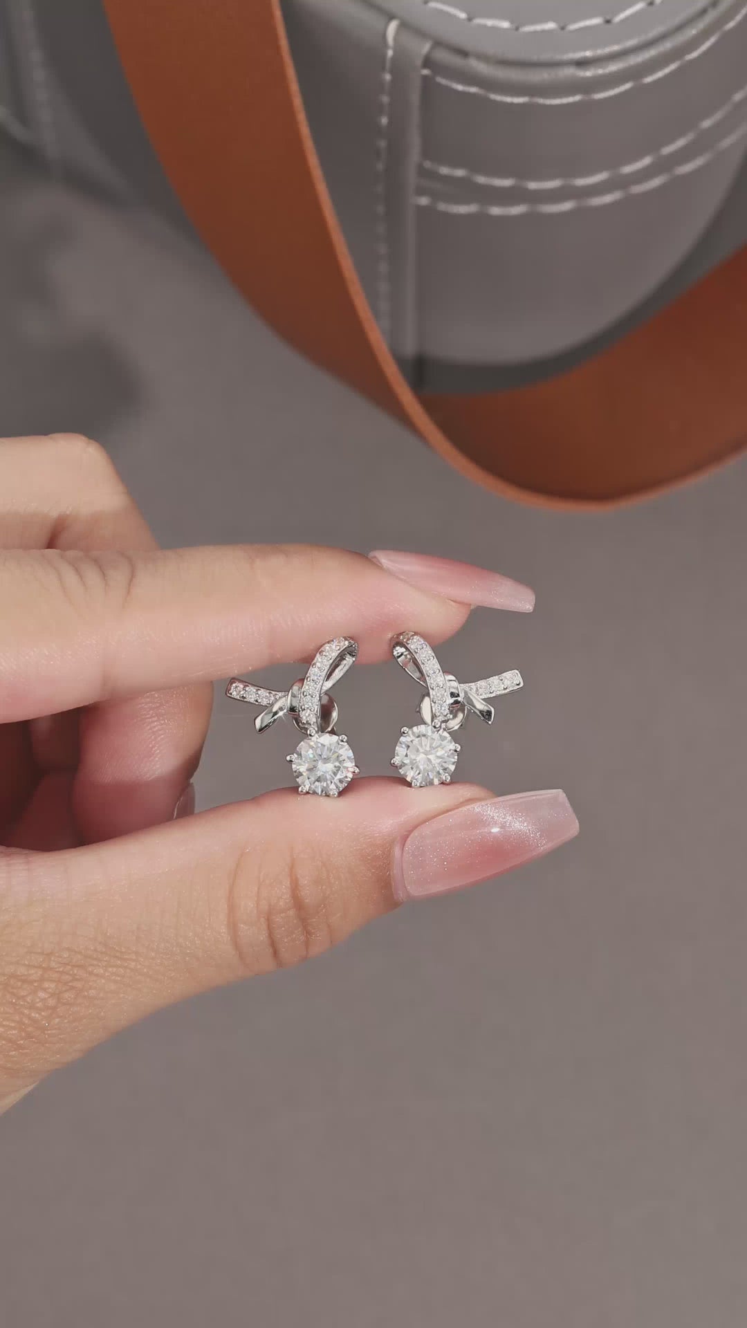 Luxury Light Trend Jewelry Set – 1-Carat Morganite in Platinum-Plated S925 Silver
