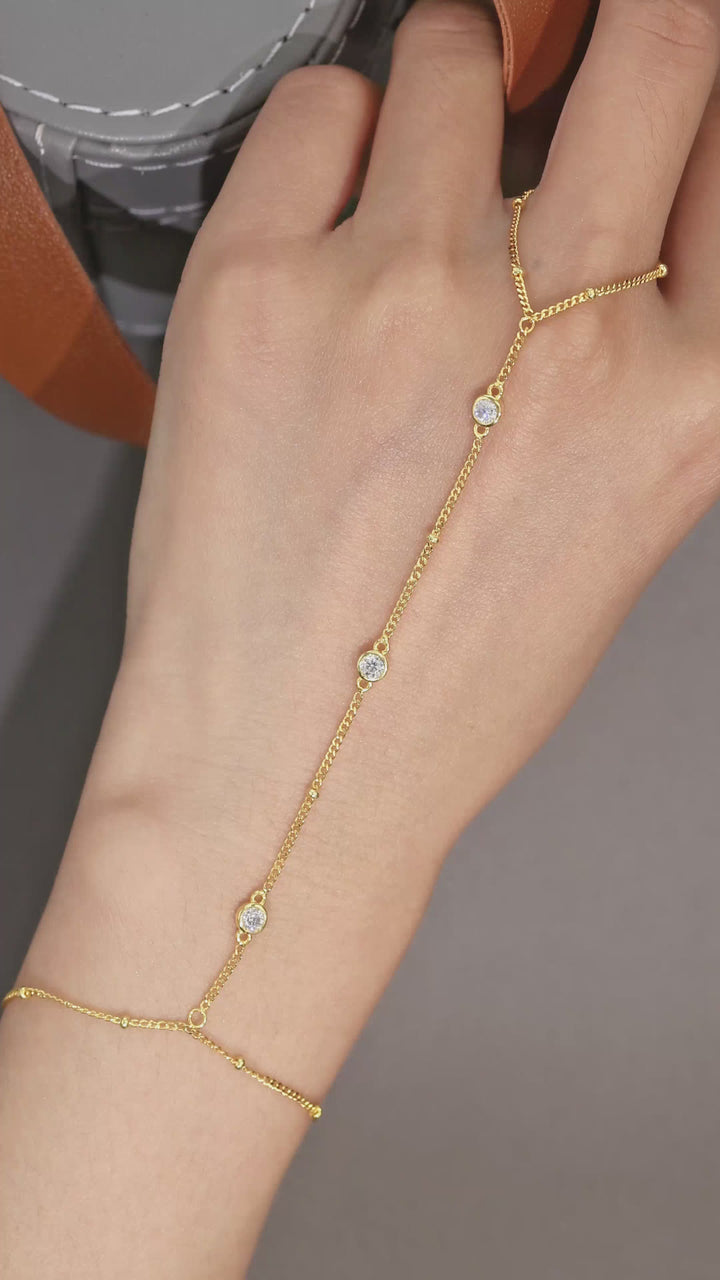 Luxury Minimalist Moissanite Bracelet – Platinum-Plated S925 Silver, Adjustable, GRA Certified