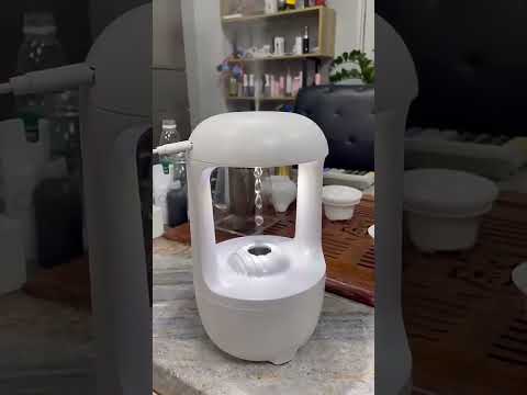 💧🌈 Anti-Gravity Water Drop Humidifier | Large Capacity Aromatherapy Mist Maker ✨