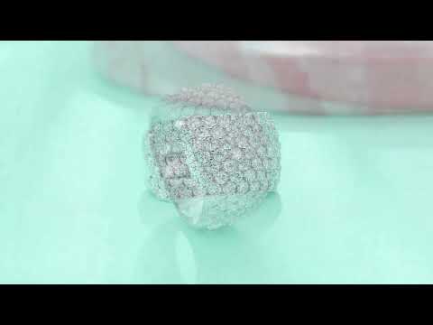 💎 Dynamic & Dazzling Moissanite Wedding Ring Set – Platinum-Plated S925 Silver (6.8g, Sizes 5–9) 💎