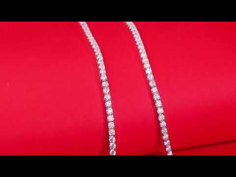 🛍️✨ Endless Starry River S925 Sterling Silver Platinum-Plated Moissanite Necklace ✨