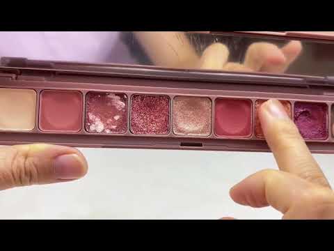 ✨ Keyboard Fingertip 9-Color Eyeshadow Palette – Pearlescent Creative Makeup Disk ✨