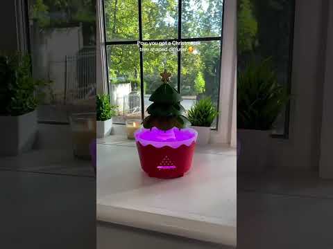 🎄🌿 Lucky Tree Aromatherapy Diffuser | Essential Oil Humidifier with Remote & Timer ✨