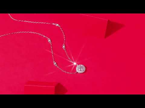 🛍️✨ Twinkling Starlight S925 Sterling Silver Platinum-Plated Moissanite Necklace ✨