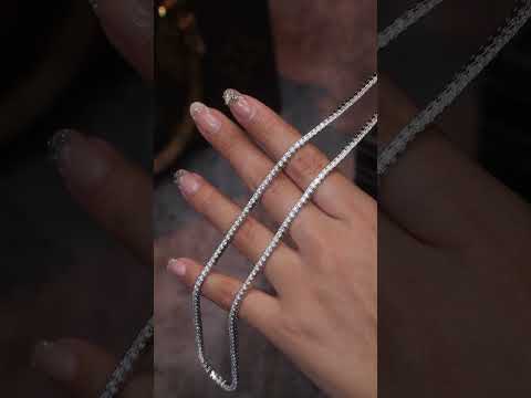 💎 Luxury Minimalist Pendant Necklace – Platinum & Gold-Plated S925 Silver with Moissanite 💎