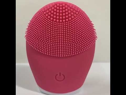 💖🧼 Electric Ultrasonic Silicone Facial Cleanser | Deep Cleansing & Oil Control Device