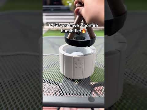 🔥 Simulated Flame Aromatherapy Machine | Ultrasonic Humidifier & Essential Oil Diffuser