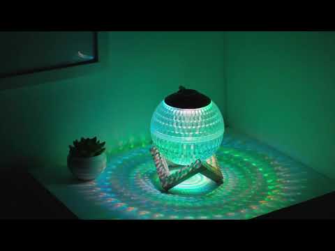 🔮💧 Crystal Ball Humidifier | RGB Colorful Mini Silent Ultrasonic Mist Diffuser ✨