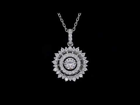 🛍️✨ S925 Sterling Silver Platinum-Plated 0.5CT Moissanite Necklace ✨