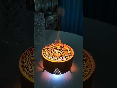 Flame Aroma Diffuser with Bluetooth Speaker | Volcano Humidifier & White Noise Machine ✨