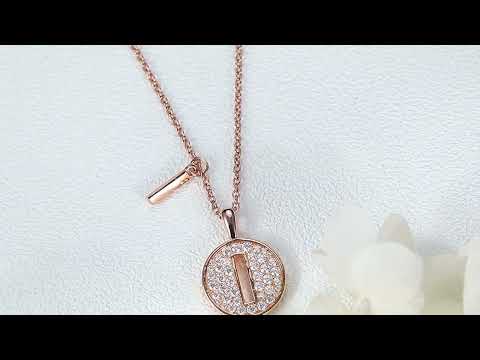 🛍️✨ Letter "I" S925 Sterling Silver Platinum-Plated Moissanite Necklace ✨