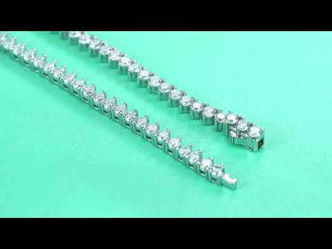 🛍️✨ Solitude S925 Sterling Silver Platinum-Plated 0.1CT Moissanite Necklace ✨