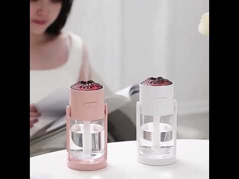 🌌✨ Starry Sky Projection Humidifier | Portable Cool Mist Night Light 🌙💧
