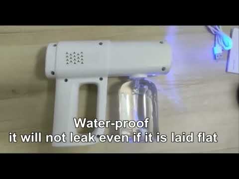 🔫💨 Electric Nano Spray Gun | Handheld Wireless Mist Disinfection & Humidifier ✨